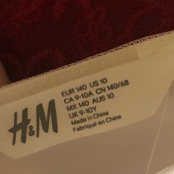 BRAND NEW: H&M Ivory Dress with Gold Sequins girls’ size 6x & 10- $30 each - Picture 7 of 8